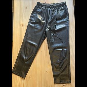 Faux leather the weekend pants - Zara